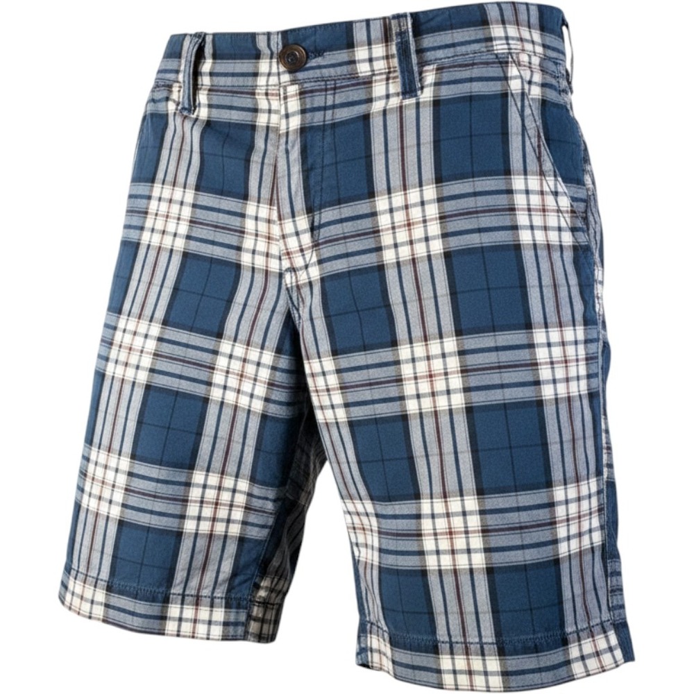American Eagle Outfitters Mens Blue Plaid Classic Length Shorts Size 30‎